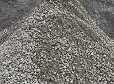 Wet mix and GSB aggregate material for road base preparation